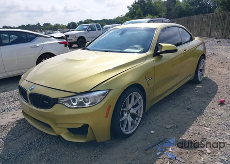 2016 BMW M4 from USA, damaged, VIN WBS3U9C51GP969698